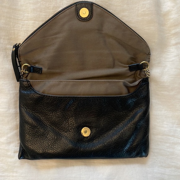 J. Crew Bags J Crew Black Leather Shoulder Bag Poshmark